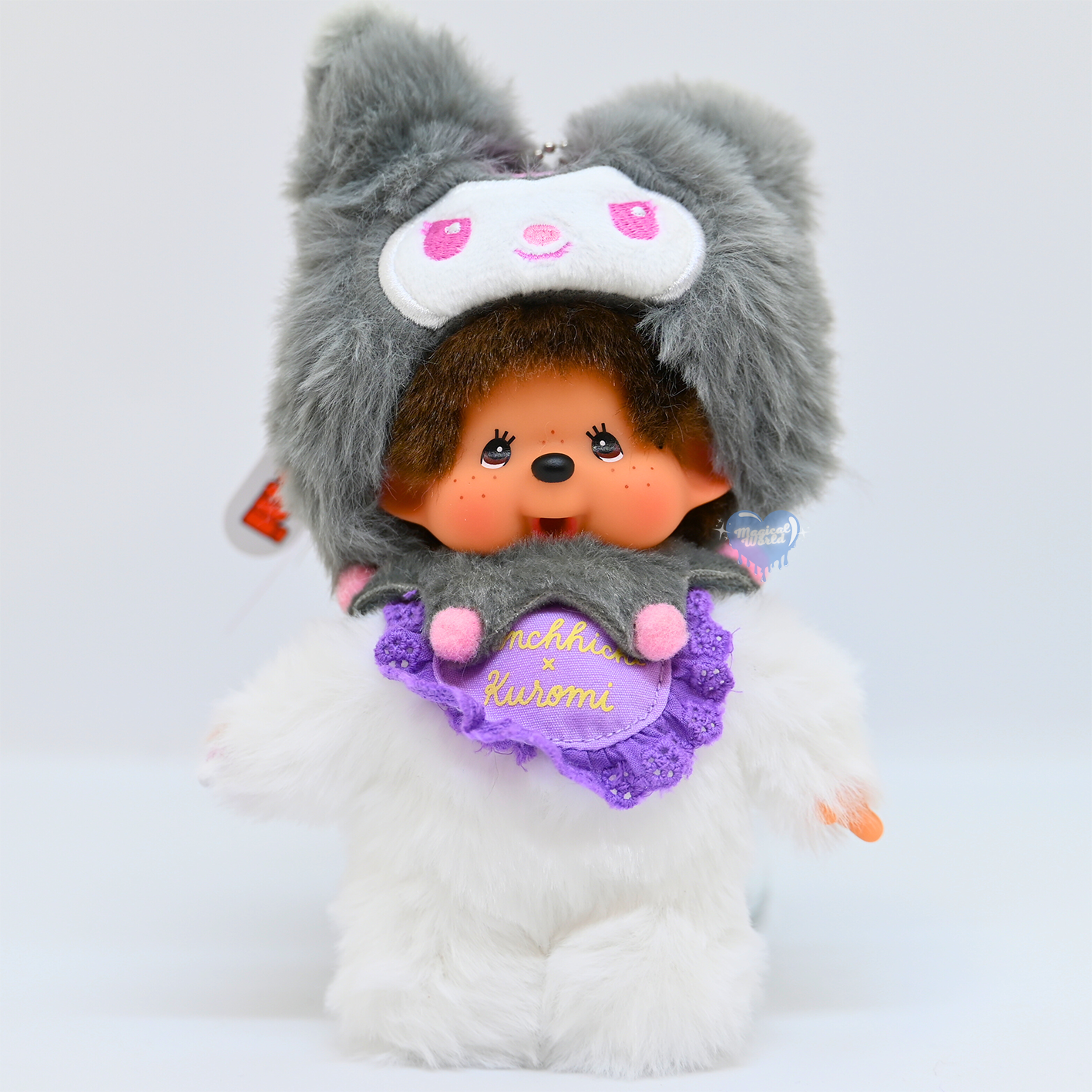 Monchhichi x Kuromi Keychain