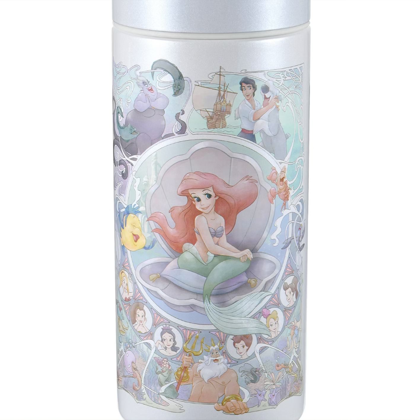 The Little Mermaid Stainless Steel Bottle Disney THE LITTLE MERMAID 35th