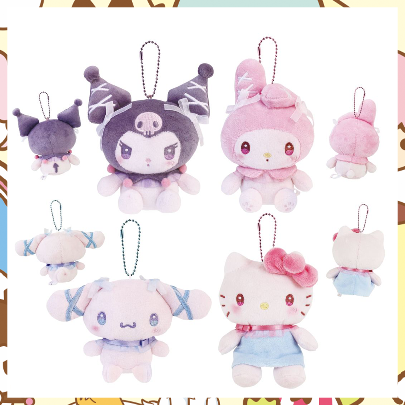 Sanrio Characters Ballet Core Keychain