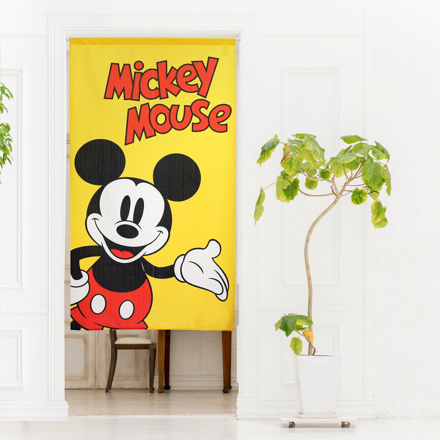 Disney BIGMICKEY Door Curtain Made in Japan