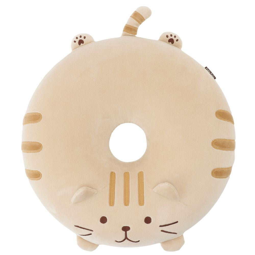 Fukufuku Nyanko Soft Round Seat Cushion
