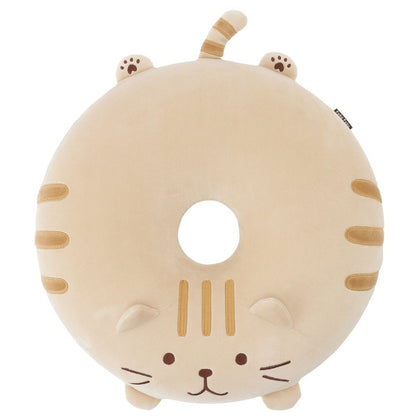 Fukufuku Nyanko Soft Round Seat Cushion