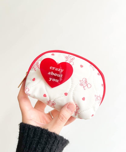 TOM and JERRY×Flapper Heart Mini Pouch