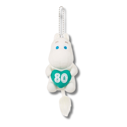 Moomin 80th anniversary Logo Keychain