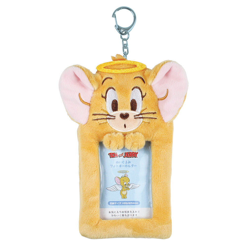 Tom and Jerry Plush Photo Keychain