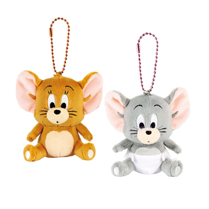 Tom & Jerry Plush Keychain H11cm