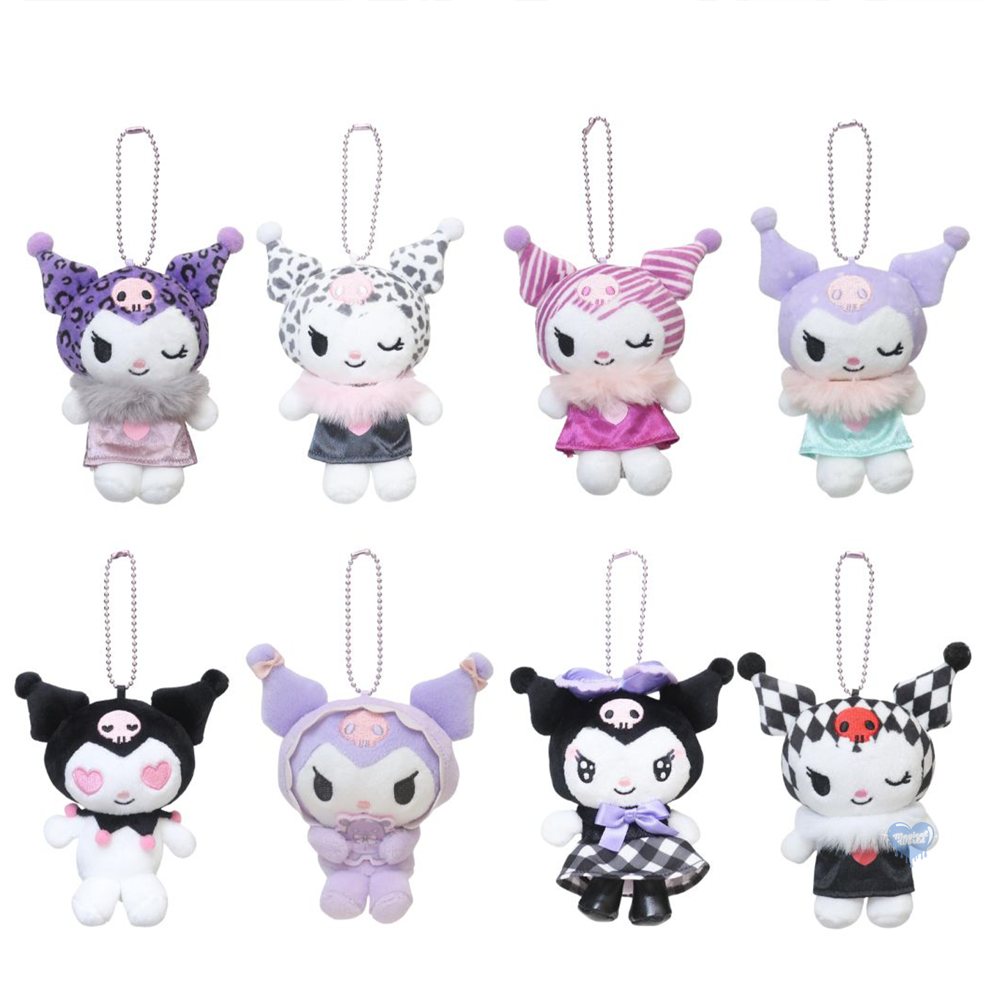 Kuromi Mini Plush Keychain