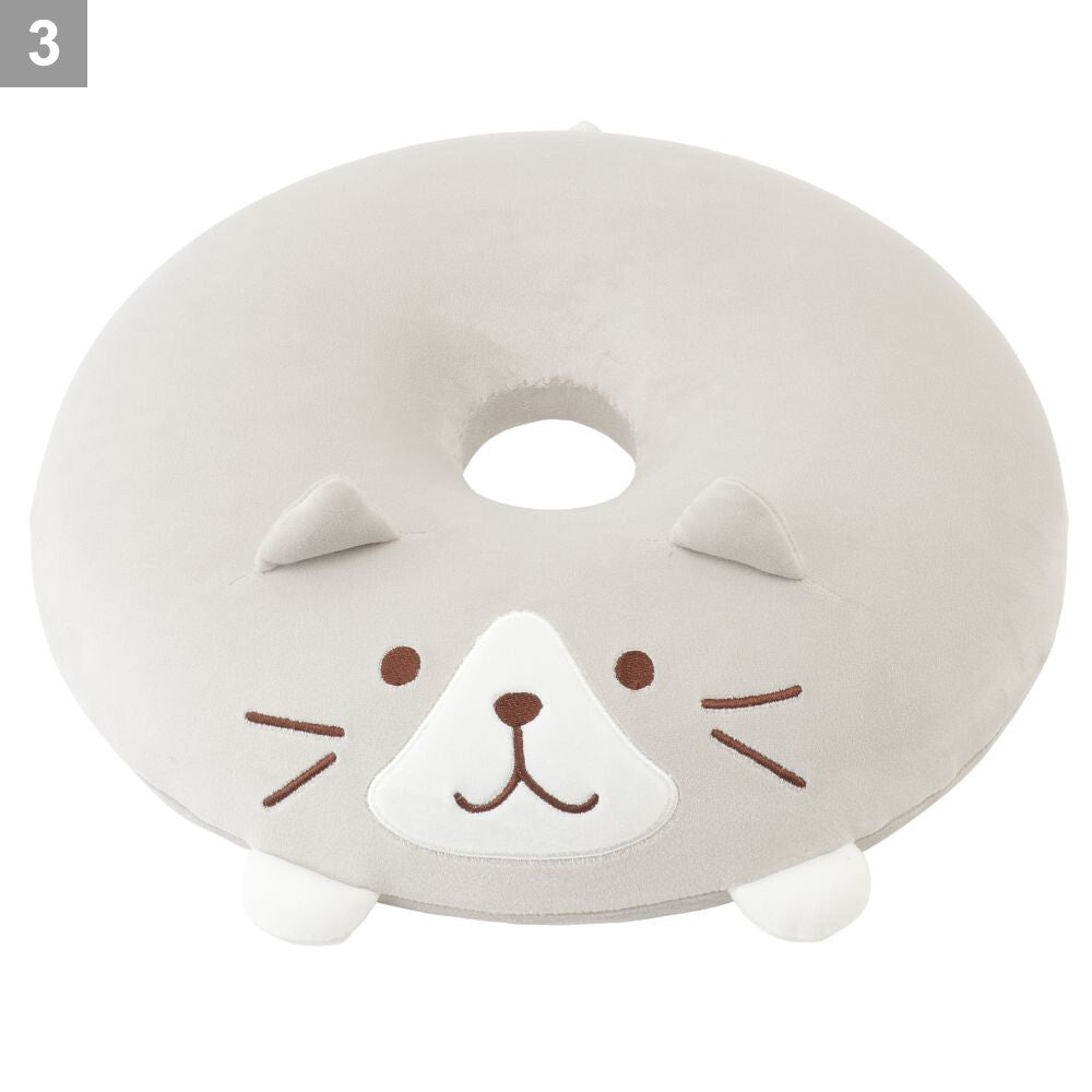 Fukufuku Nyanko Soft Round Seat Cushion