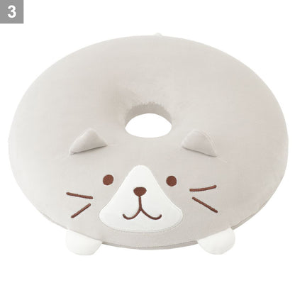 Fukufuku Nyanko Soft Round Seat Cushion