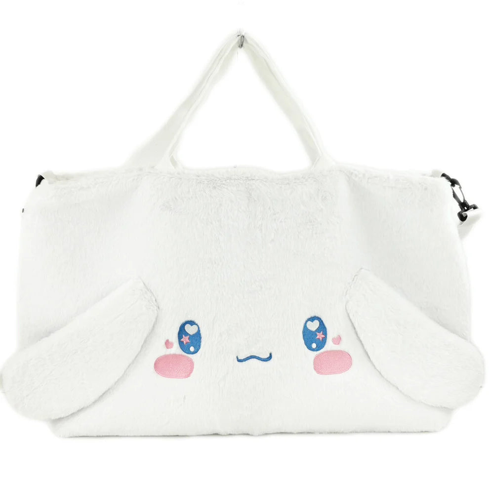 Sanrio Characters Die-cut fur series Boston Bag