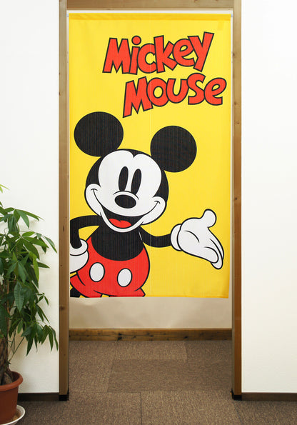 Disney BIGMICKEY Door Curtain Made in Japan