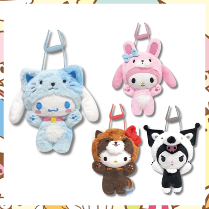 Sanrio Characters Plush Neck Pouch