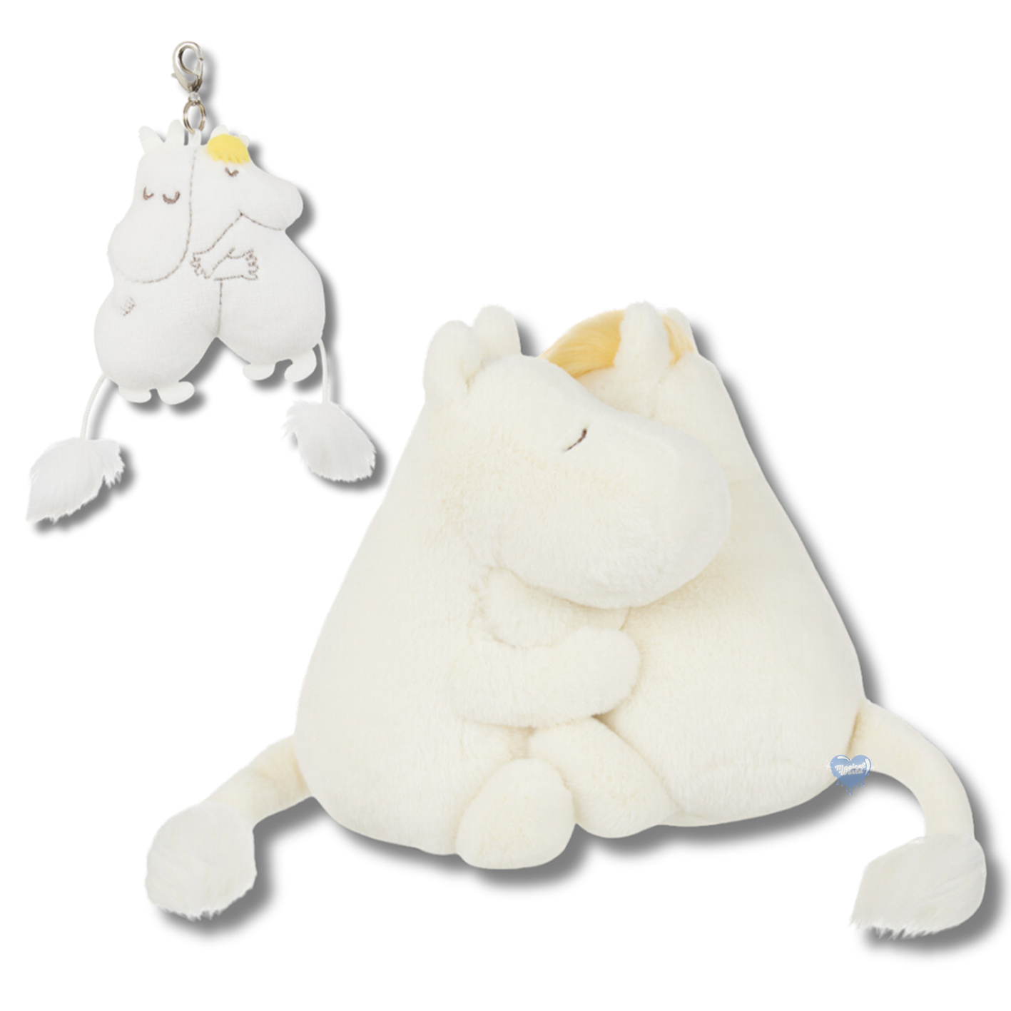 Moomin Hug Plush Toy & Keychain 80th anniversary