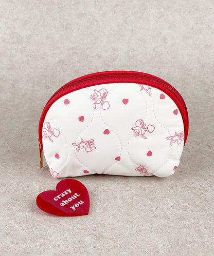 TOM and JERRY×Flapper Heart Mini Pouch