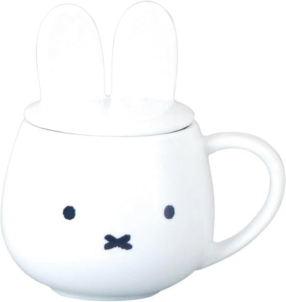 Miffy Ear Shaped Ceramic Mug with Lid