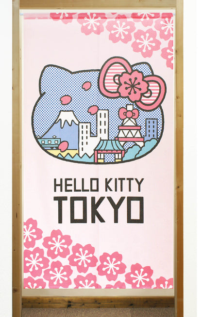Sanrio "Hello Kitty TOKYO" Door Curtain Made in Japan