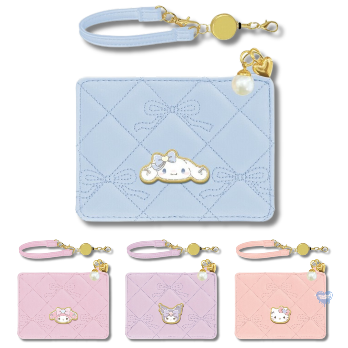 Sanrio Characters Card Holder Runrun Ribbon