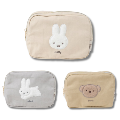 MIFFY BRUNA FLUFFY APPLIQUE Square Pouch