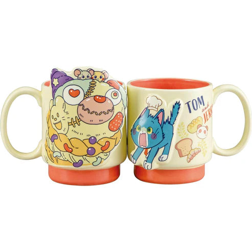 Tom and Jerry Bakery Play Pair of Mug