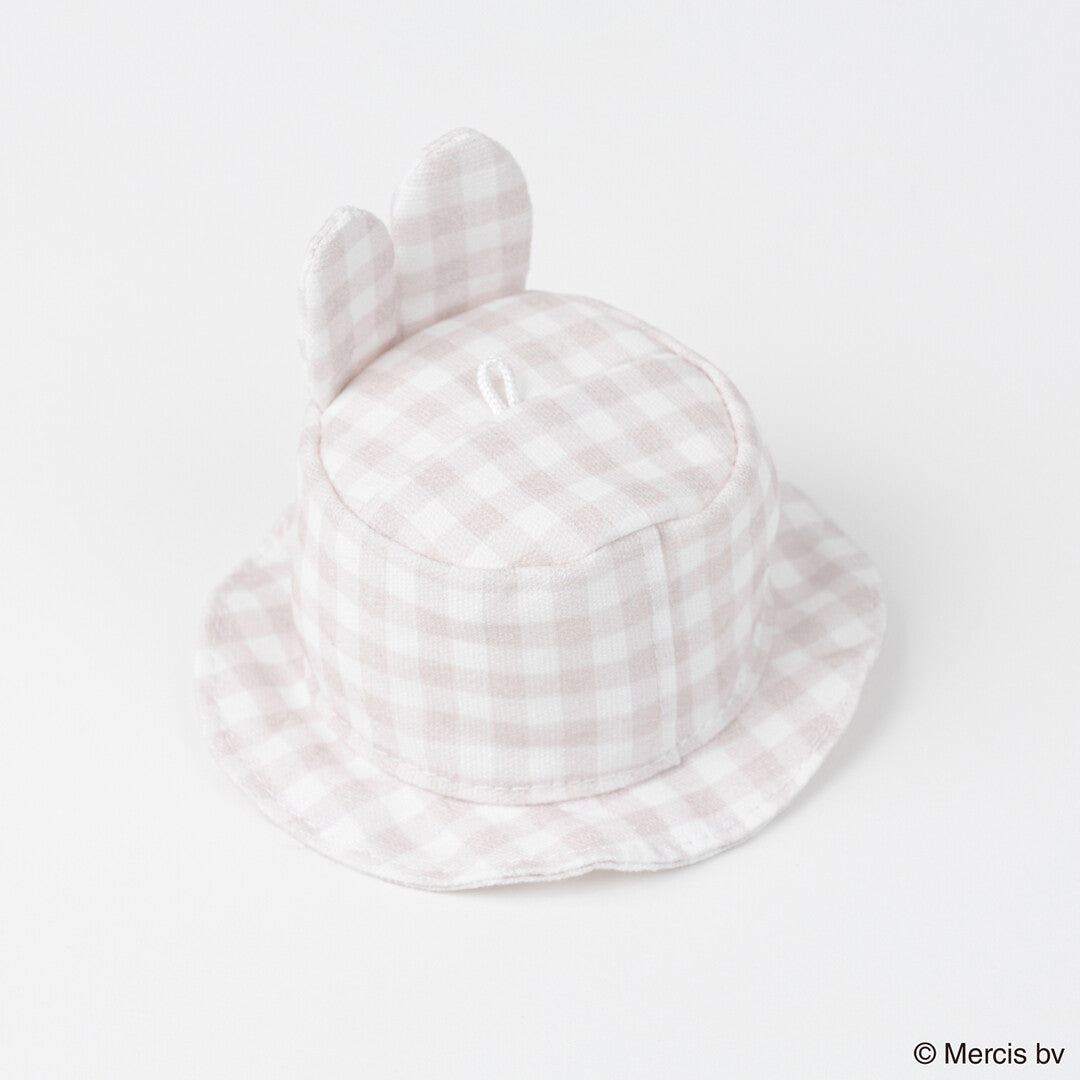 BRUNA PLAID Miffy Mini Hat Charm