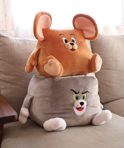 Tom & Jerry Funny Art Soft Cushion