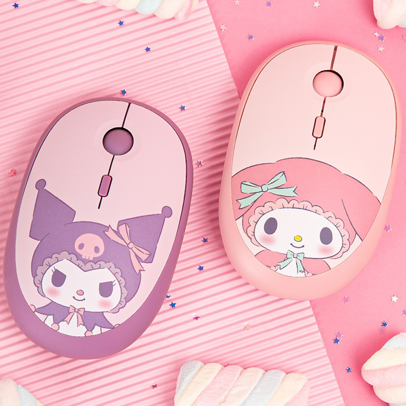 Sanrio My Melody & Kuromi Multi-Pair Wireless Mouse