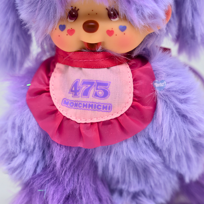 Monchhichi x 475 Shinako 2025 Collaboration 2nd Edition S Size Lavender Fluffy