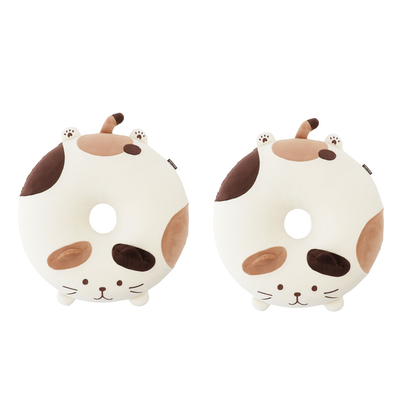 Fukufuku Nyanko Soft Round Seat Cushion