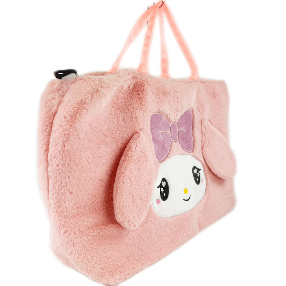 Sanrio Characters Die-cut fur series Boston Bag