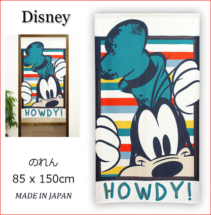 Disney HOWDY Goofy Door Curtain Made in Japan