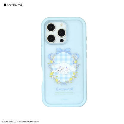 Sanrio Characters Plump Frame Case for iPhone 16 Pro Case