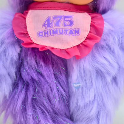 Monchhichi x 475 Shinako 2025 Collaboration 2nd Edition S Size Lavender Fluffy