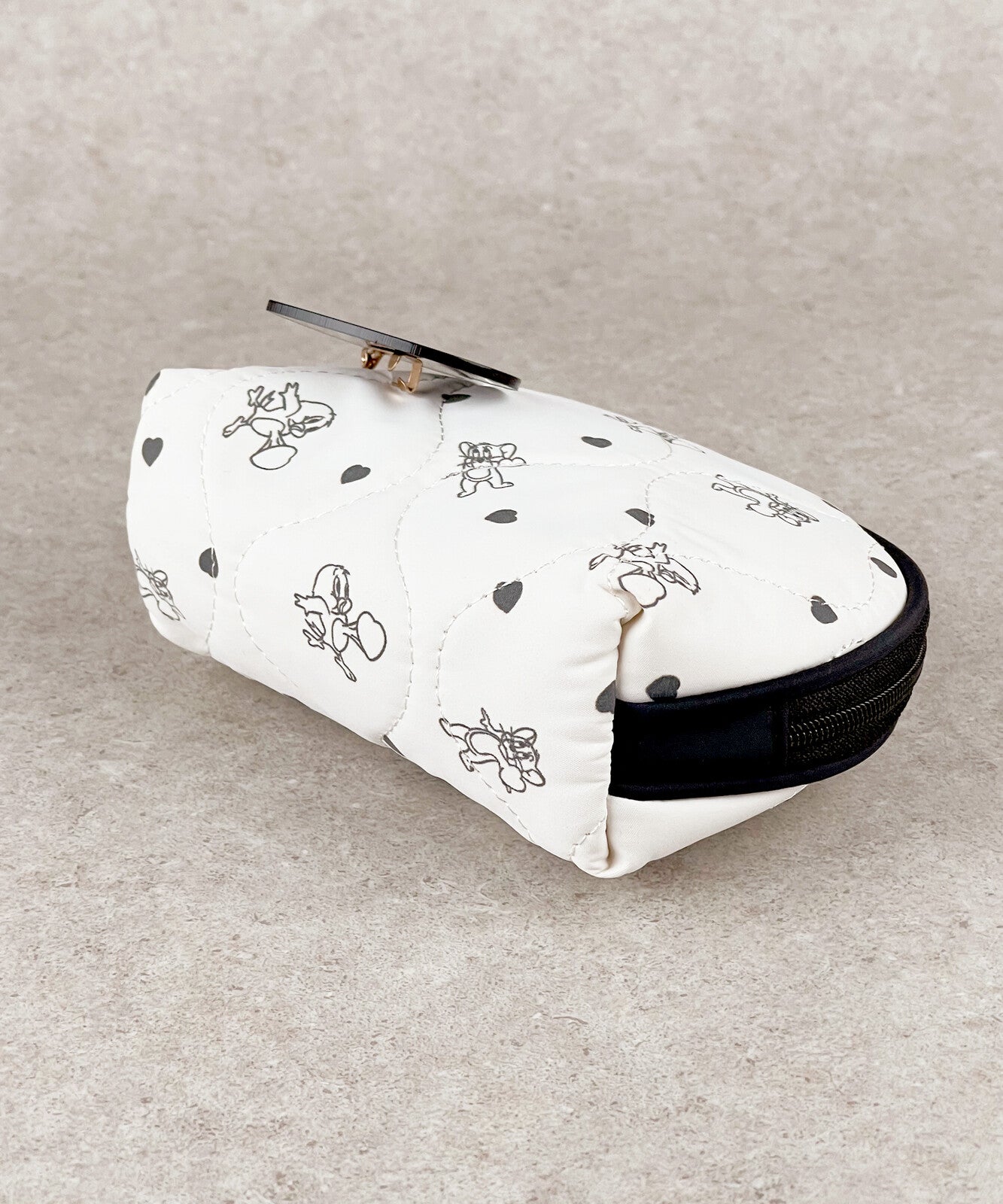 TOM and JERRY×Flapper Heart Mini Pouch