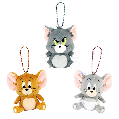 Tom & Jerry Plush Keychain H11cm