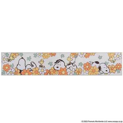 PEANUTS Snoopy Flowers Lots Long Mat (M/L)