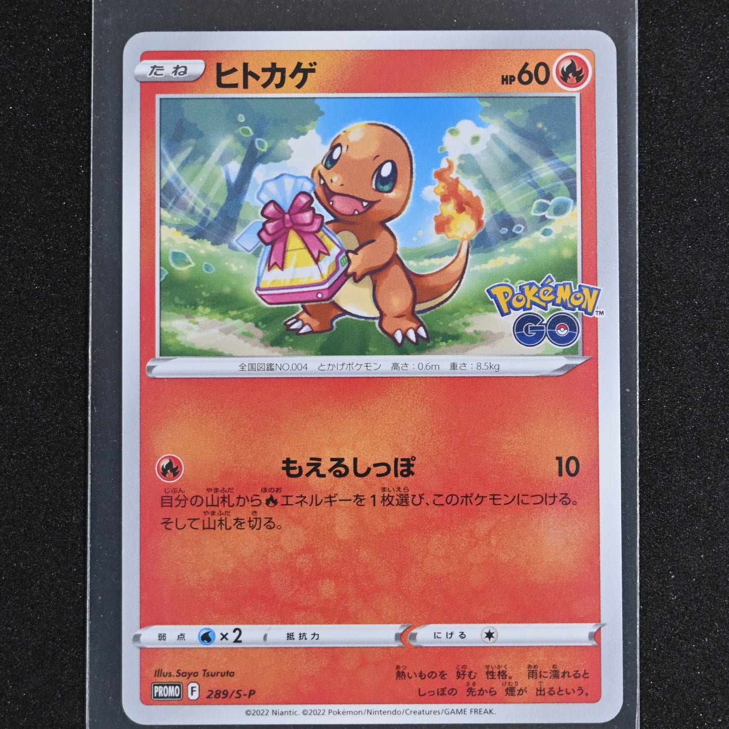 Charmander PROMO 289/S-P s10b Pokemon GO Japanese Pokemon Card TCG