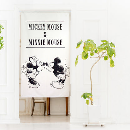 Disney Mickey & Minnie Door Curtain Made in Japan