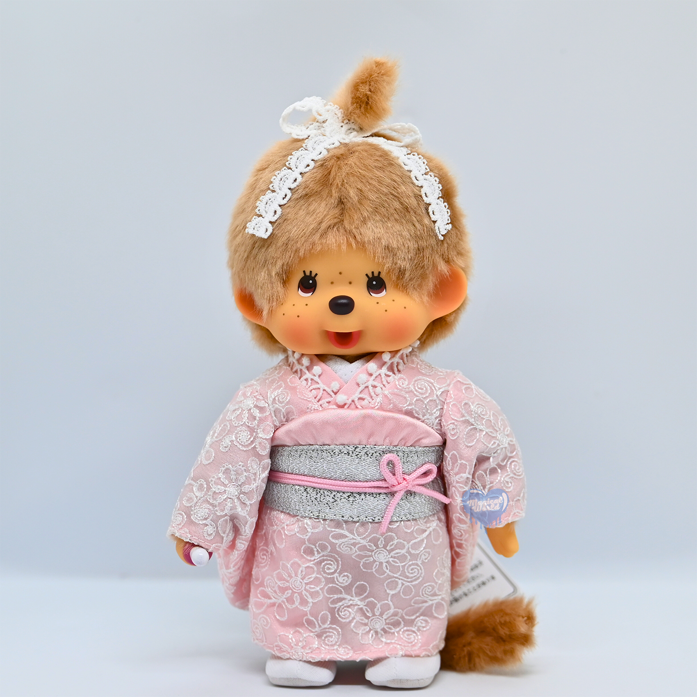 Monchhichi Kyugetsu Kimono Monchhichi Girl Milk Tea Brown