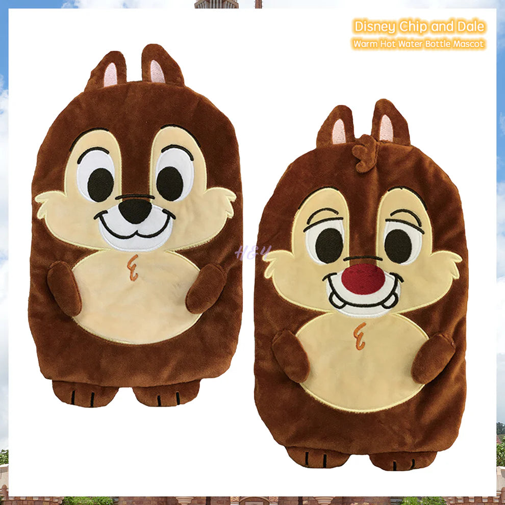 Disney Chip & Dale Warm Hot Water Bottle Mascot