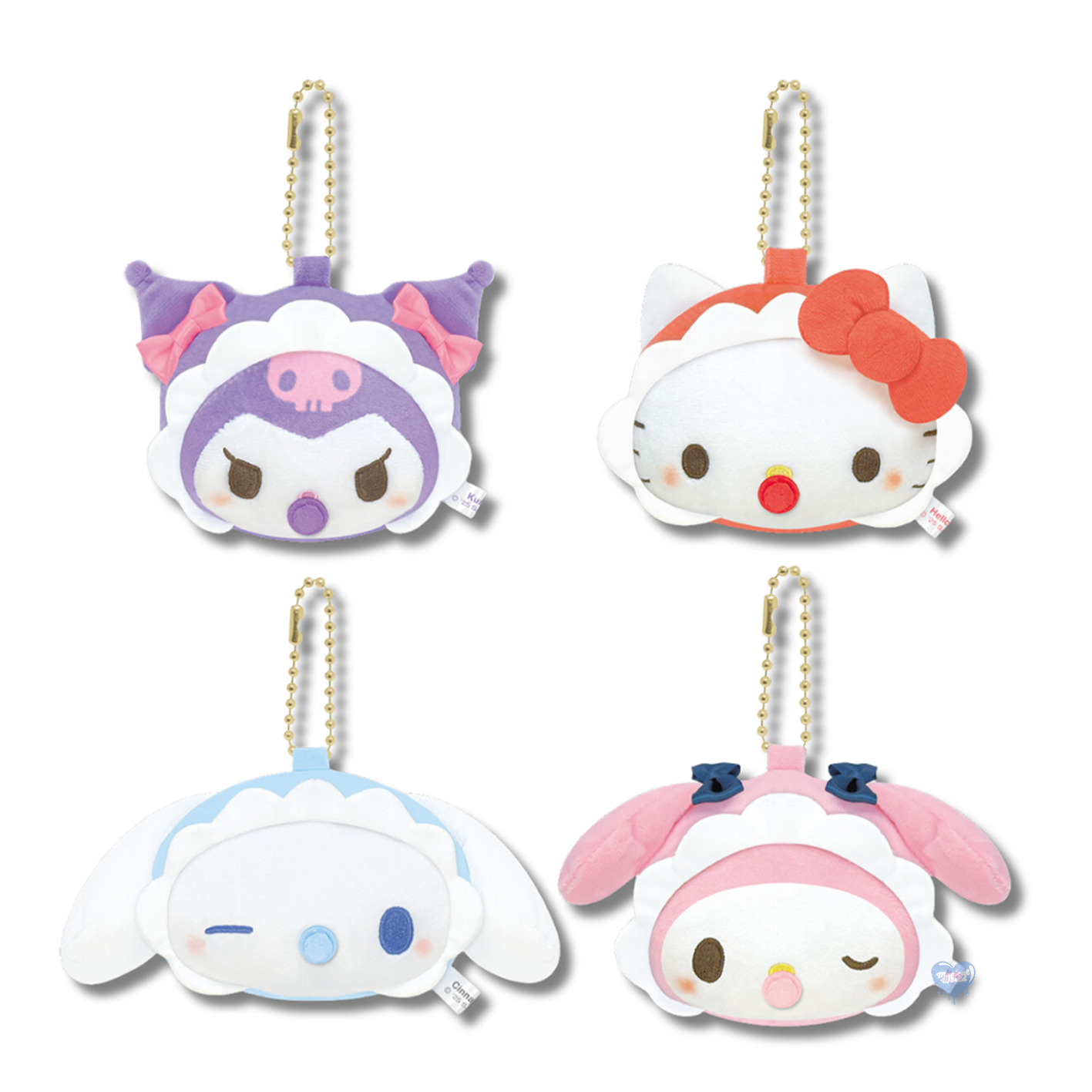 Sanrio Characters x Baby Plush Mirror
