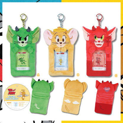 Tom and Jerry Plush Photo Keychain