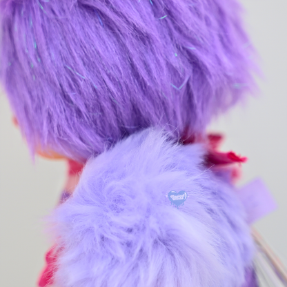 Monchhichi x 475 Shinako 2025 Collaboration 2nd Edition S Size Lavender Fluffy