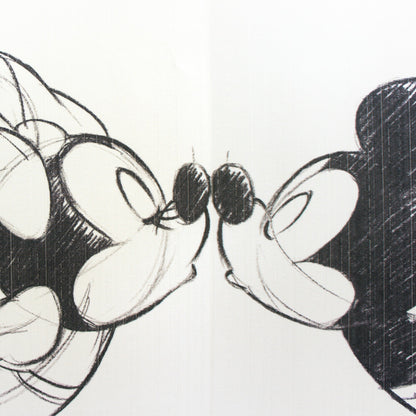 Disney Mickey & Minnie Door Curtain Made in Japan