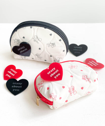 TOM and JERRY×Flapper Heart Mini Pouch