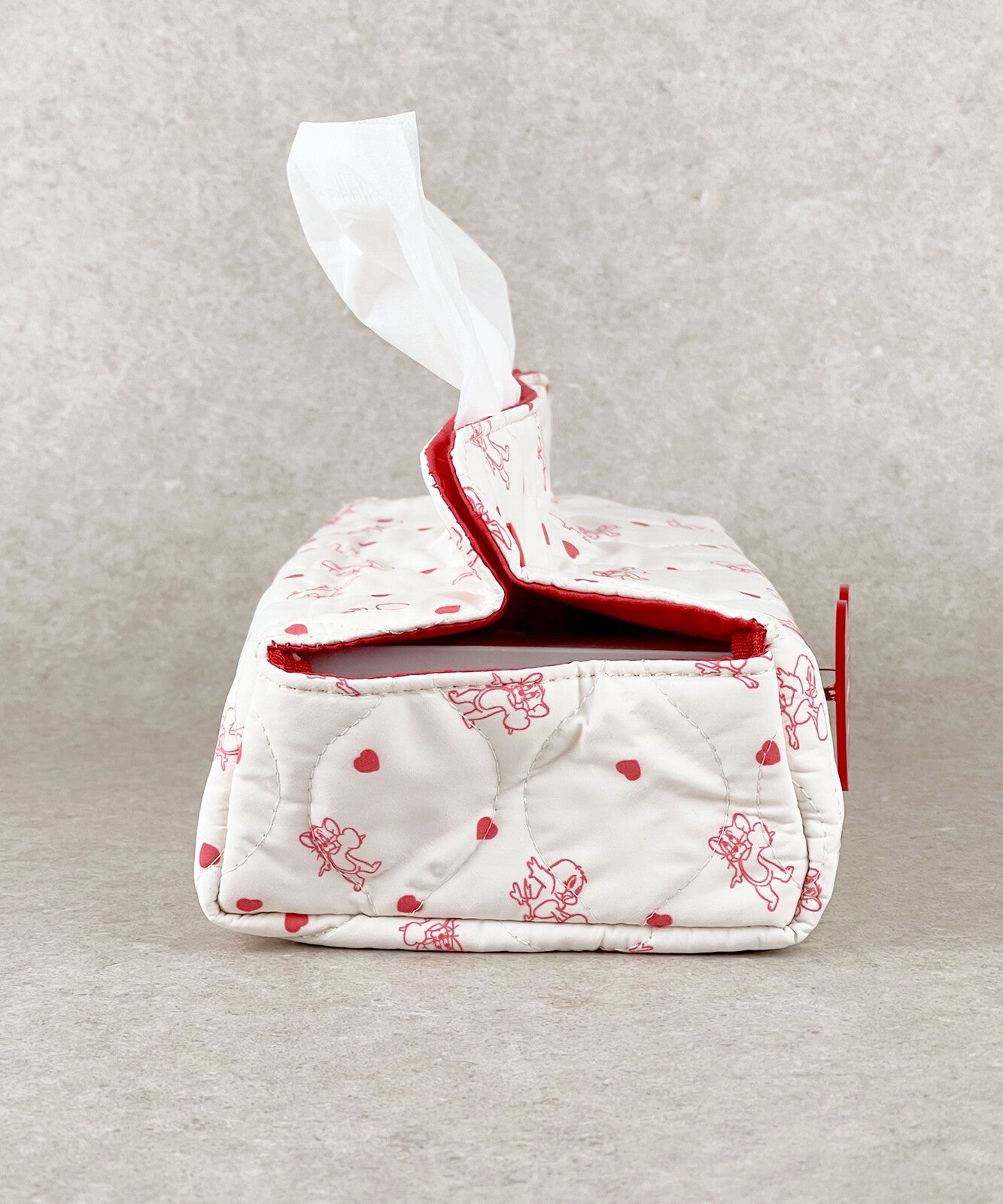 TOM and JERRY×Flapper Heart Tissue Box Cover