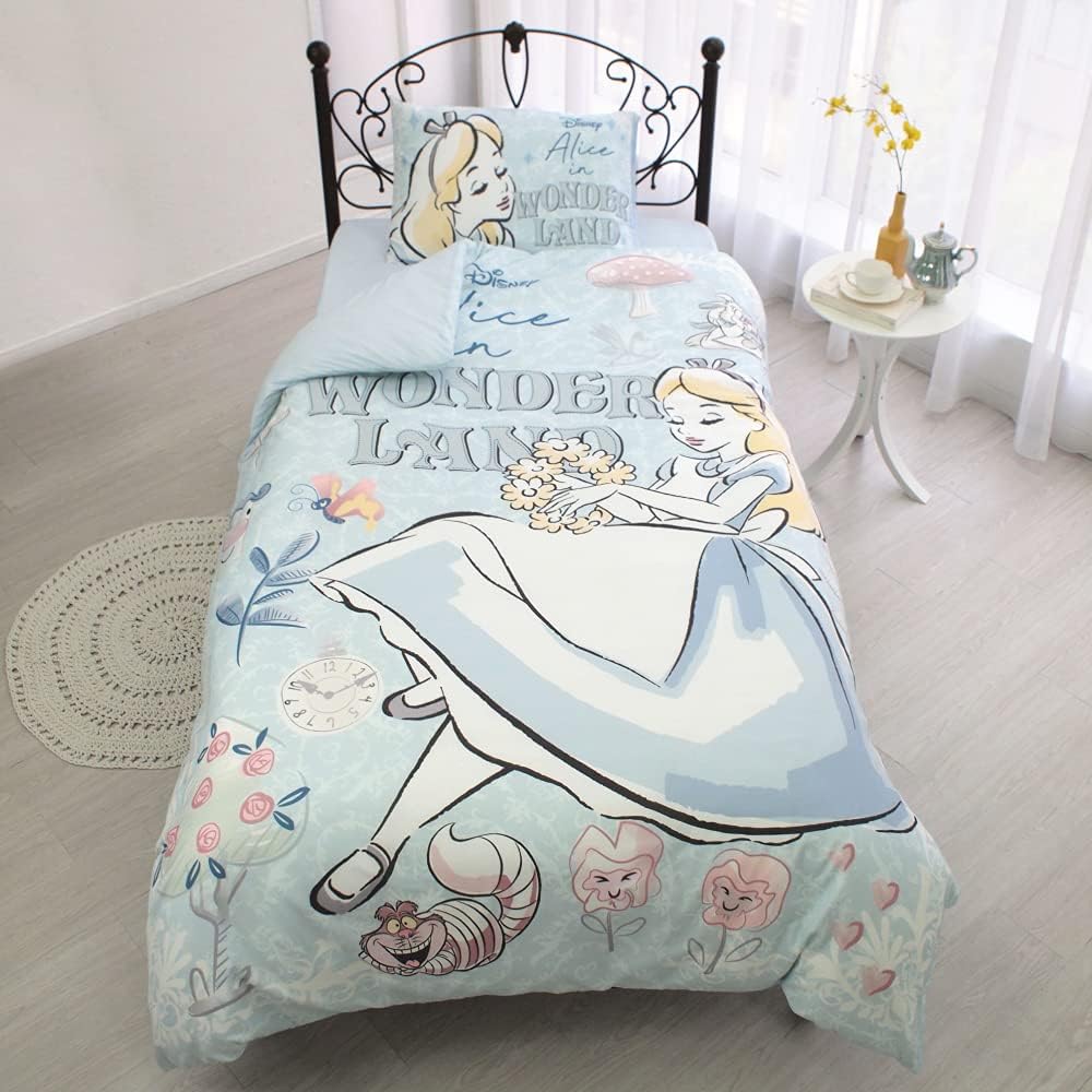 Alice in Wonderland 3-piece Duvet Cover Set Single