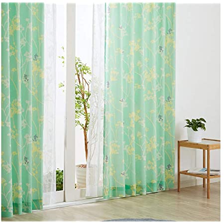 Mickey Green Branches Curtains and Screens 4-Piece Set