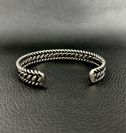 Braided Ethnic Bangle Bracelet