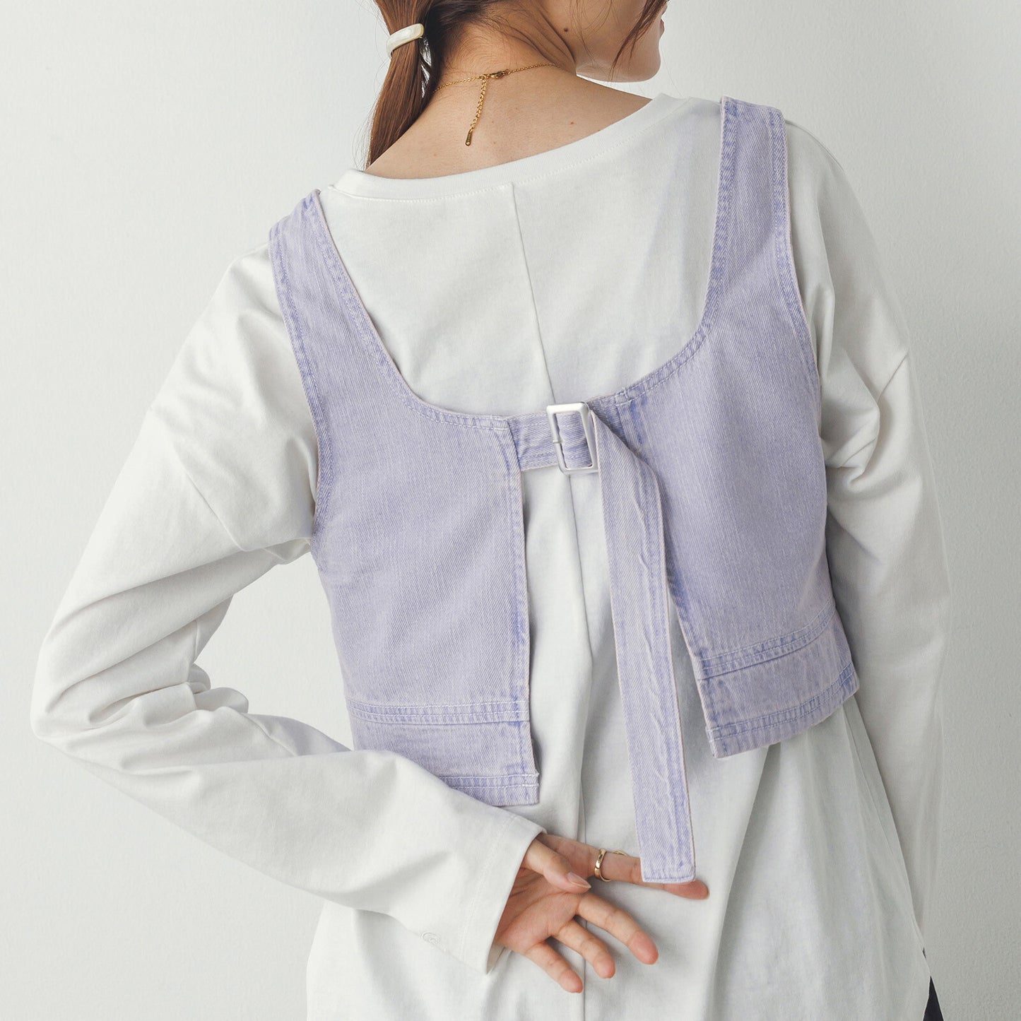 Hunch Slub Denim Bustier