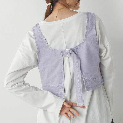 Hunch Slub Denim Bustier